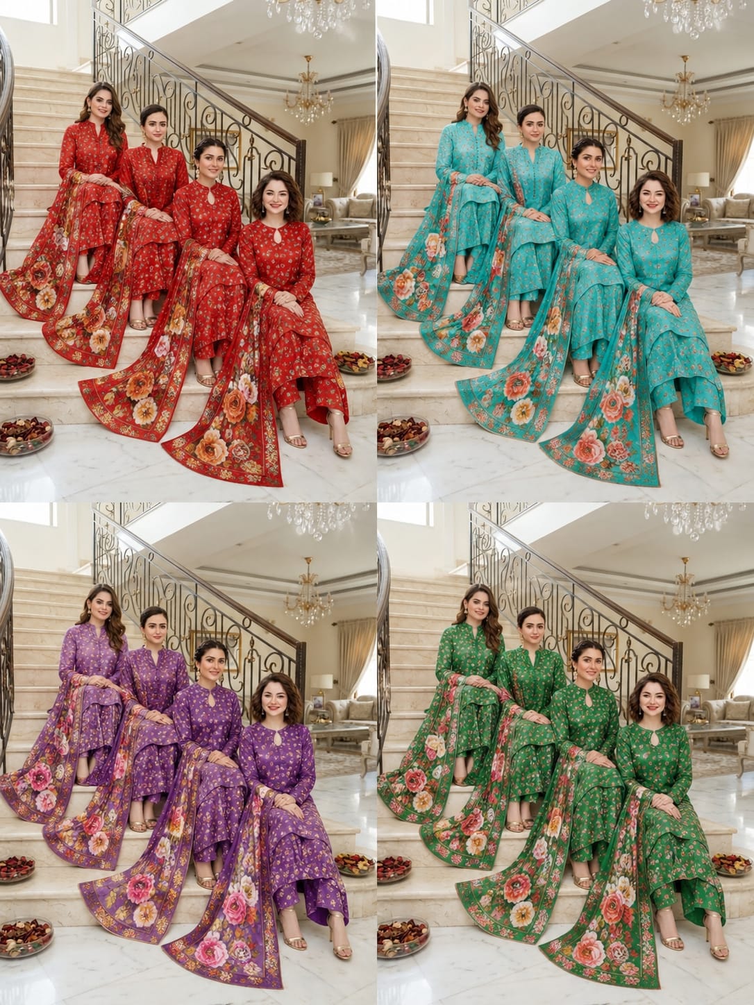 Dorea lawn 3piece  Collection