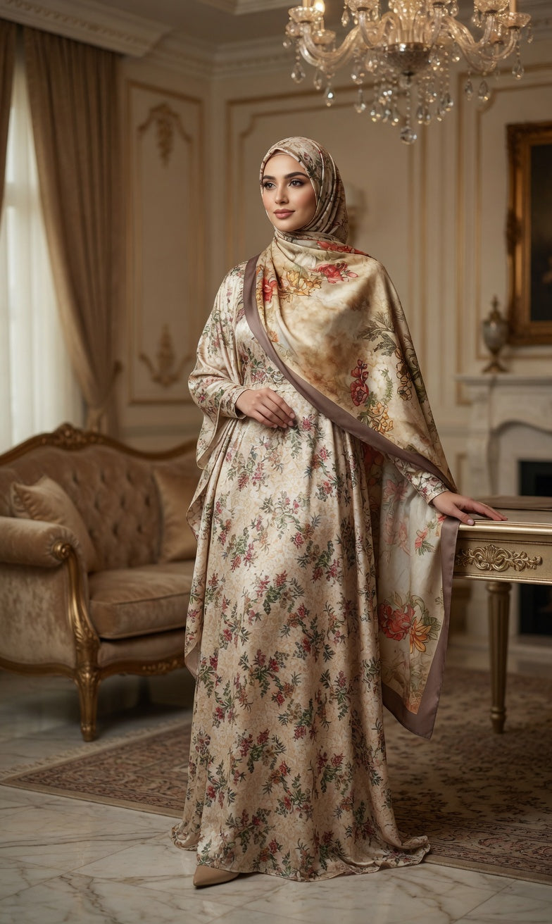 Dorea Lawn 3PC Printed Suit Long Dupatta